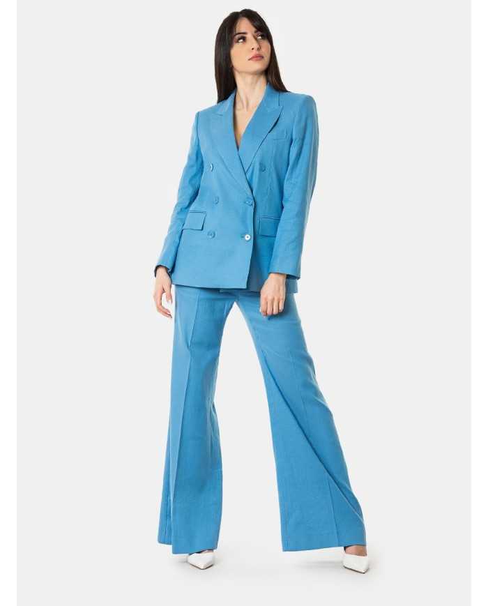 MAXMARA WEEKEND Giacca doppiopetto in lino