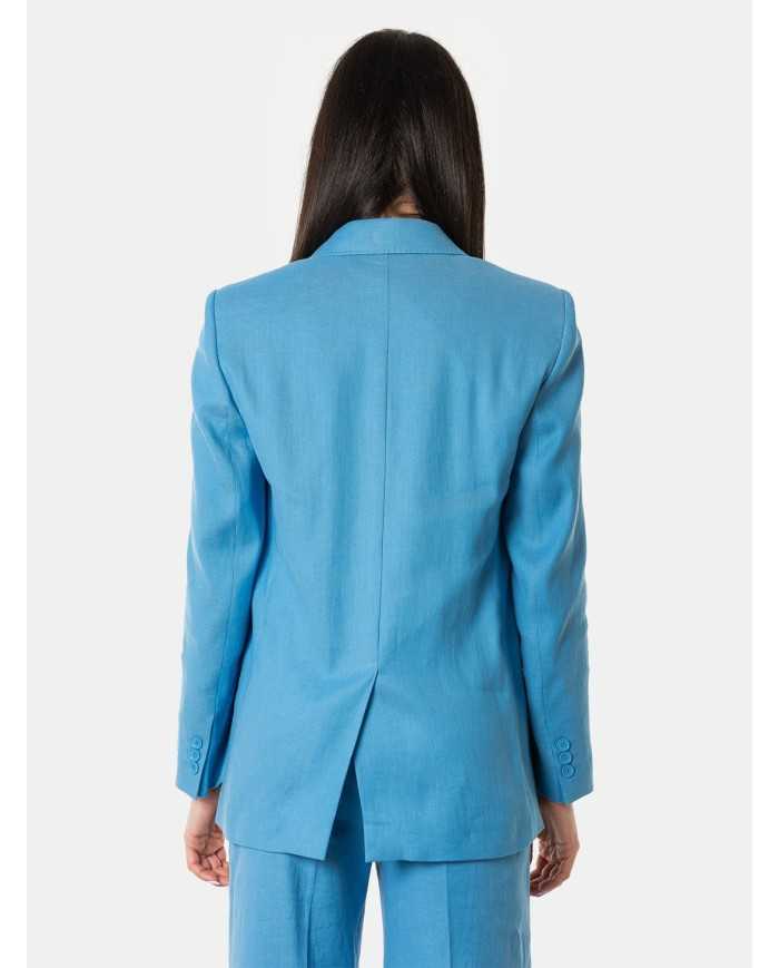 MAXMARA WEEKEND Giacca doppiopetto in lino