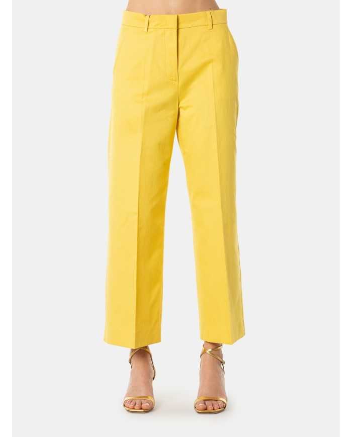 MAXMARA WEEKEND Pantalone misto cotone e lino