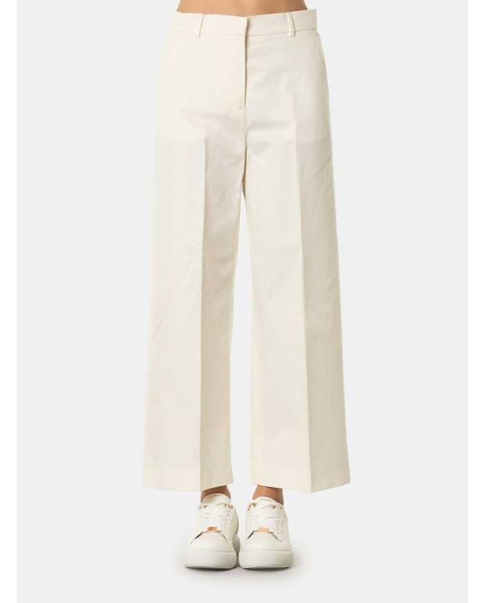 MAXMARA WEEKEND Pantalone misto cotone e lino