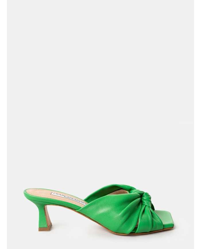 FRANCESCO SACCO Sandalo sabot in nappa