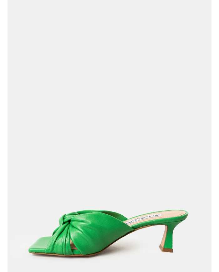 FRANCESCO SACCO Sandalo sabot in nappa