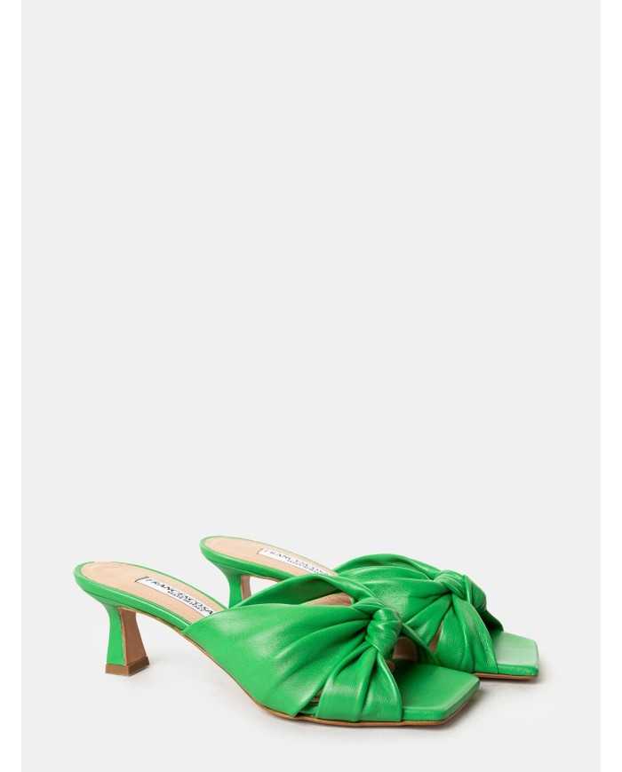 FRANCESCO SACCO Sandalo sabot in nappa