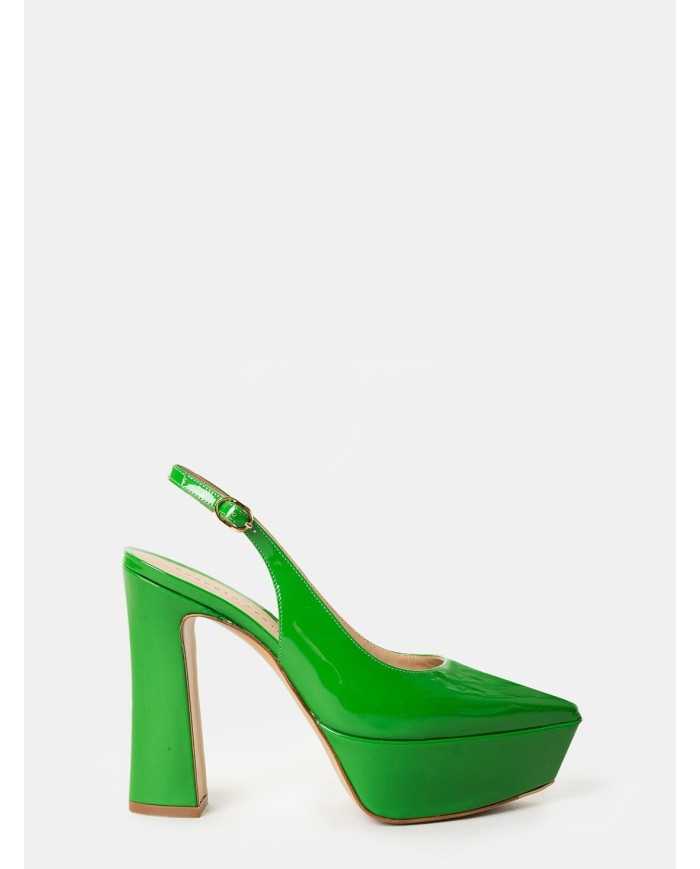 ROBERTO FESTA Sandalo slingback in vernice