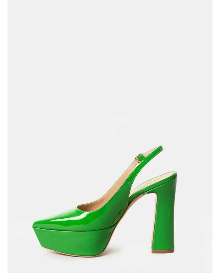 ROBERTO FESTA Sandalo slingback in vernice