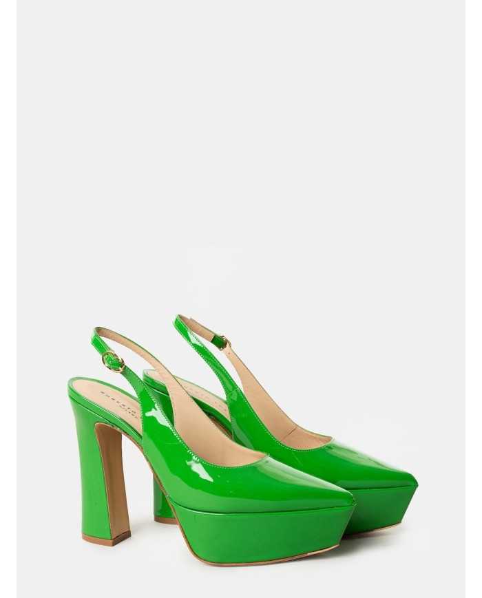 ROBERTO FESTA Sandalo slingback in vernice