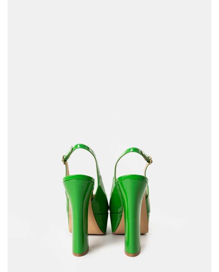 ROBERTO FESTA Sandalo slingback in vernice