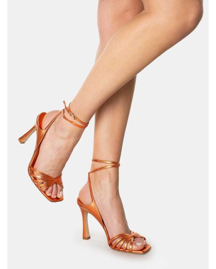 LELLA BALDI Sandalo laminato