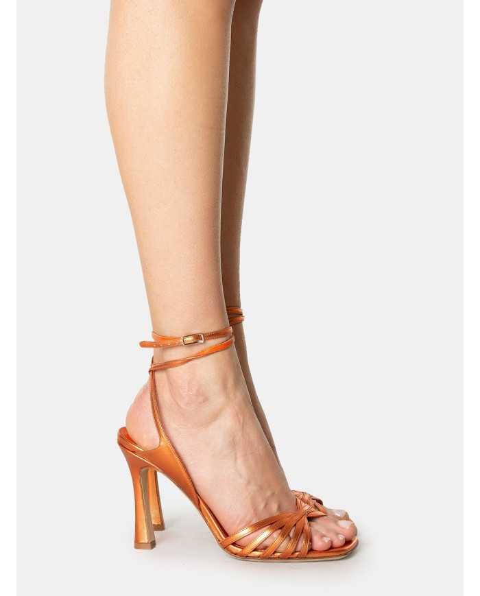 LELLA BALDI Sandalo laminato