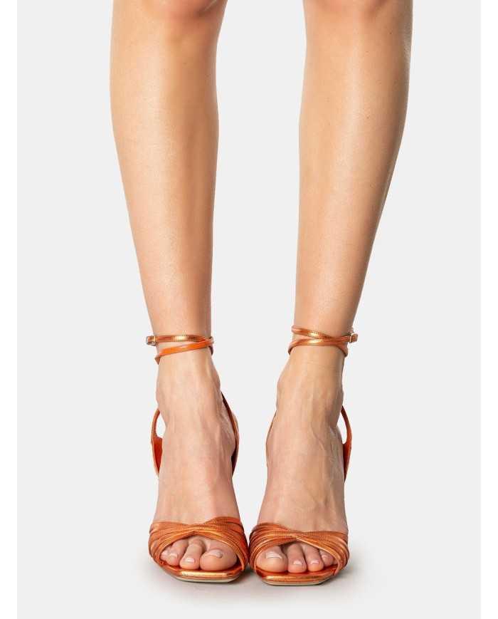 LELLA BALDI Sandalo laminato