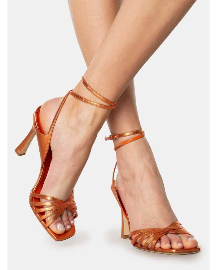 LELLA BALDI Sandalo laminato