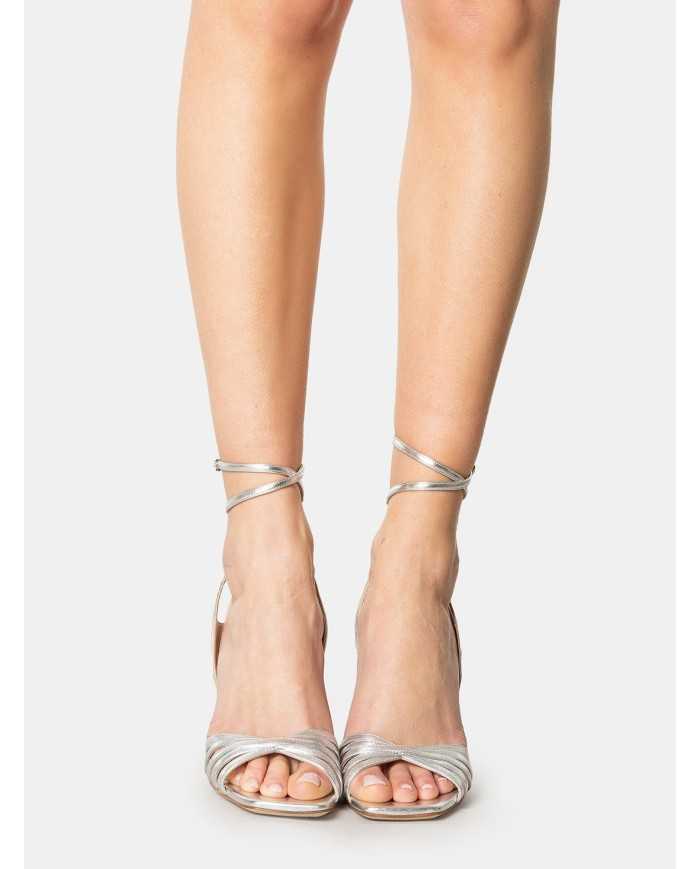 LELLA BALDI Sandalo laminato