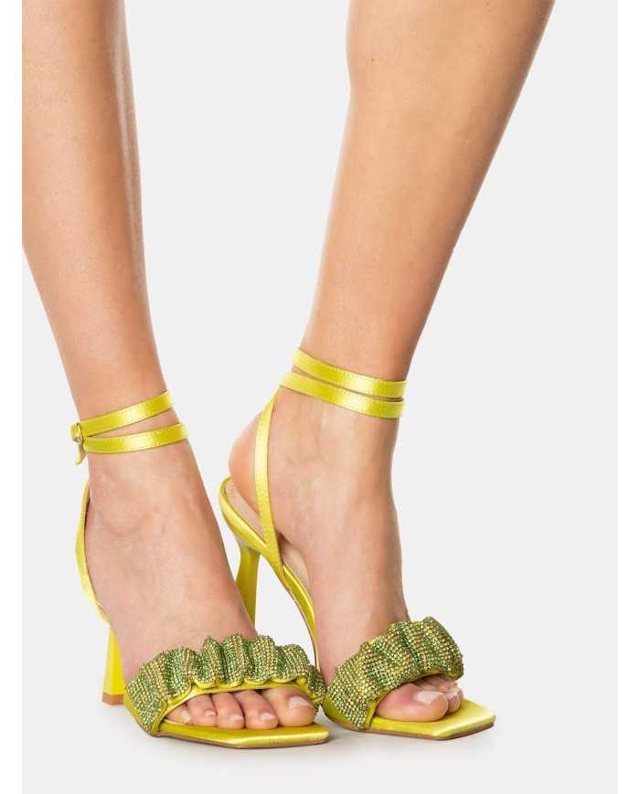 TWENTY FOURHAITCH Sandalo in raso