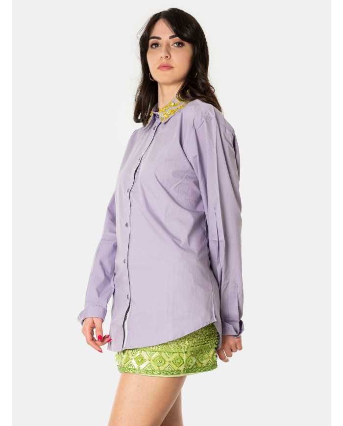 DES_PHEMMES Camicia colletto ricamato