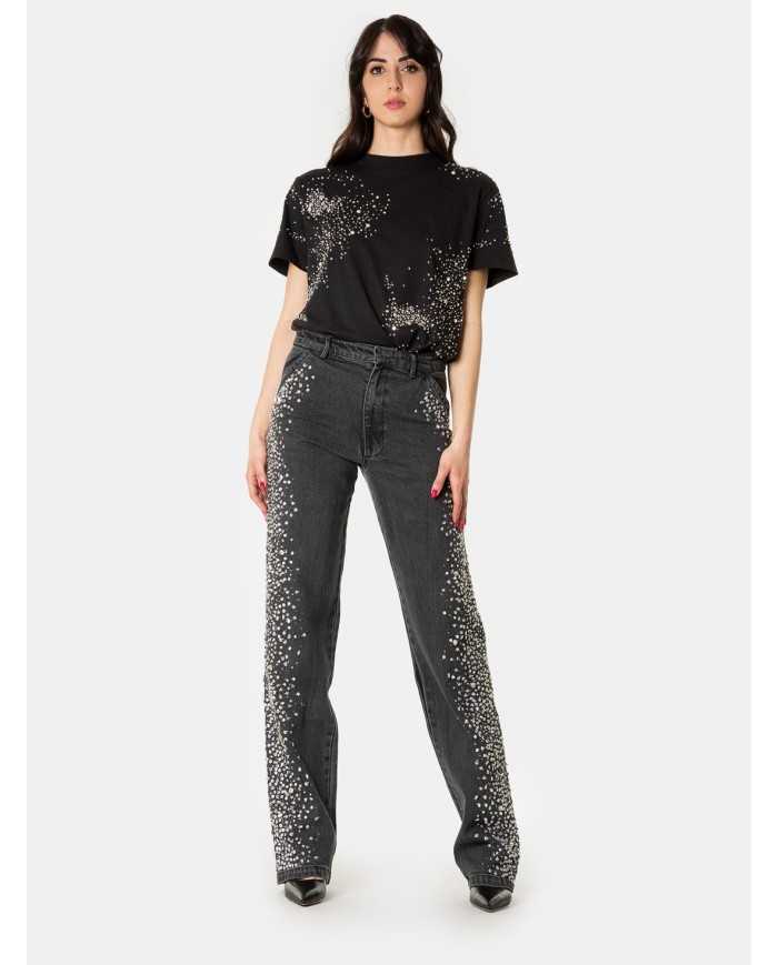 DES_PHEMMES Jeans ricamato