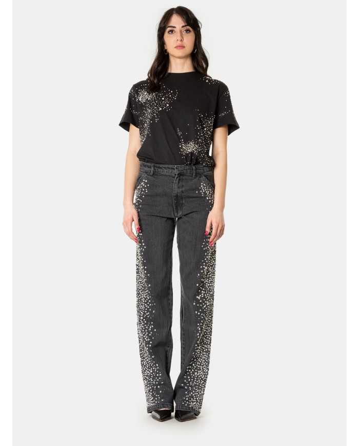 DES_PHEMMES Jeans ricamato