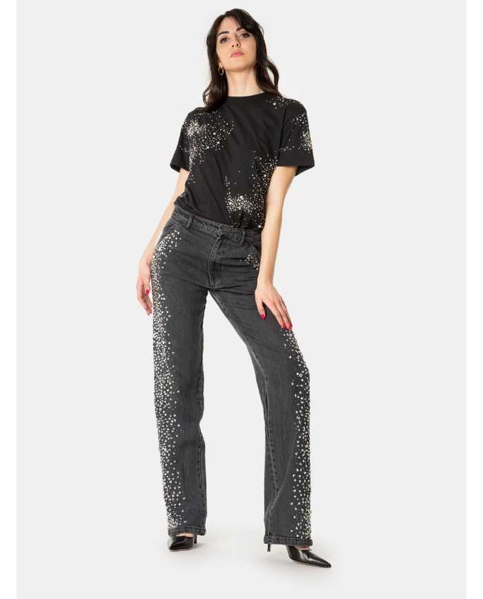 DES_PHEMMES Jeans ricamato