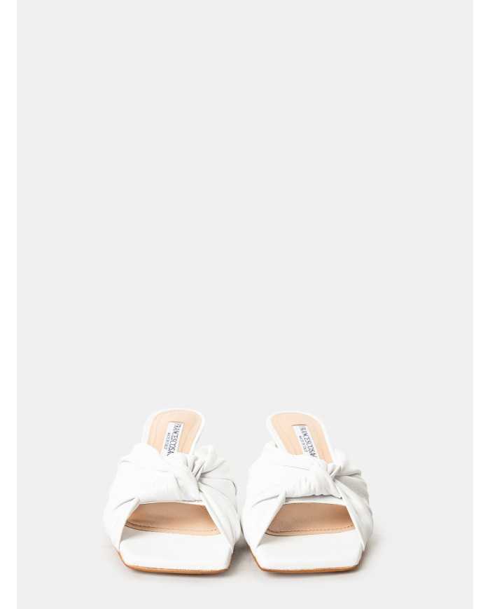 FRANCESCO SACCO Sandalo sabot in nappa