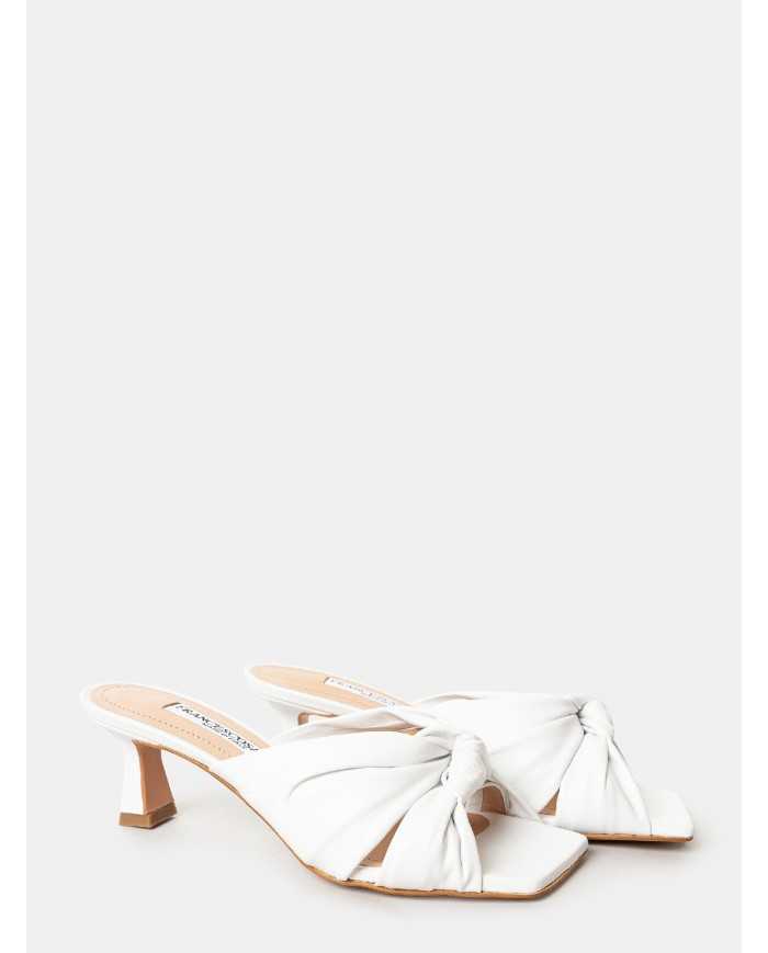 FRANCESCO SACCO Sandalo sabot in nappa