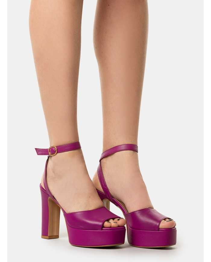 BIANCA DI' Sandalo in pelle