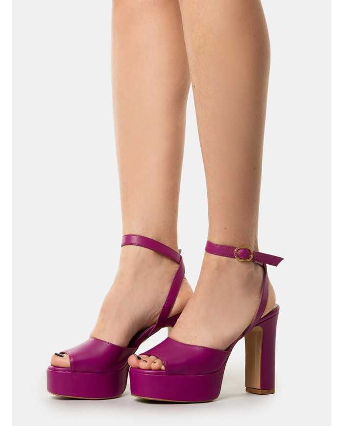 BIANCA DI' Sandalo in pelle