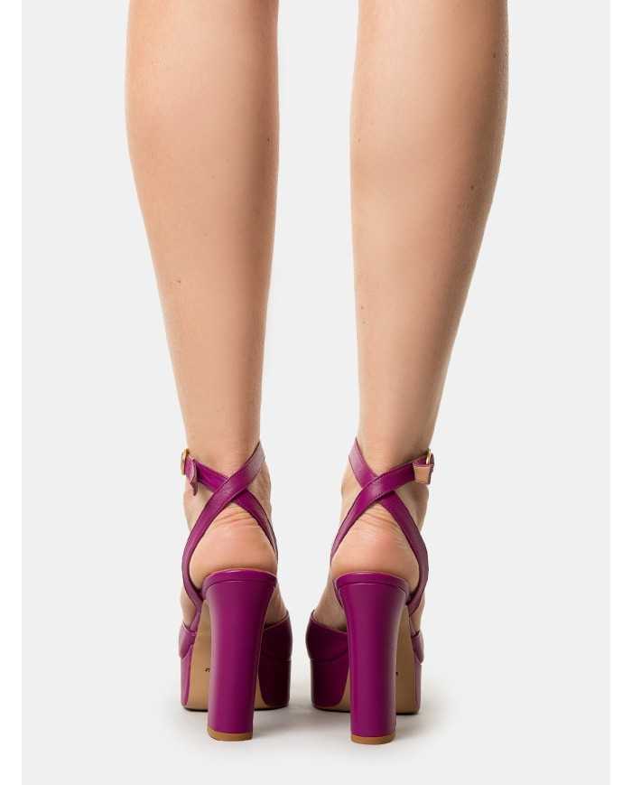 BIANCA DI' Sandalo in pelle