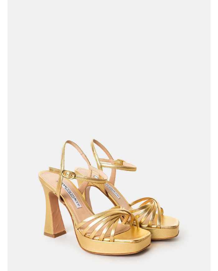 FRANCESCO SACCO Sandalo laminato