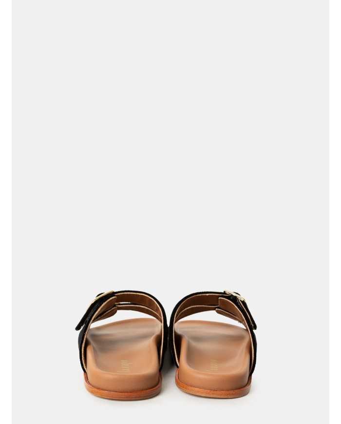 Lanapo Sandalo ciabatta in velluto