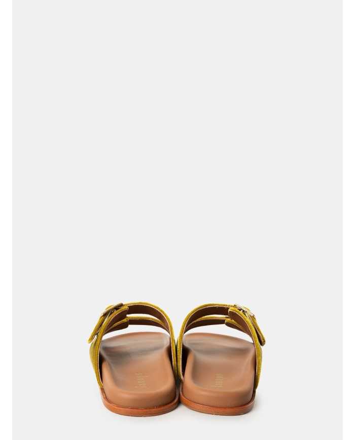 Lanapo Sandalo ciabatta in velluto