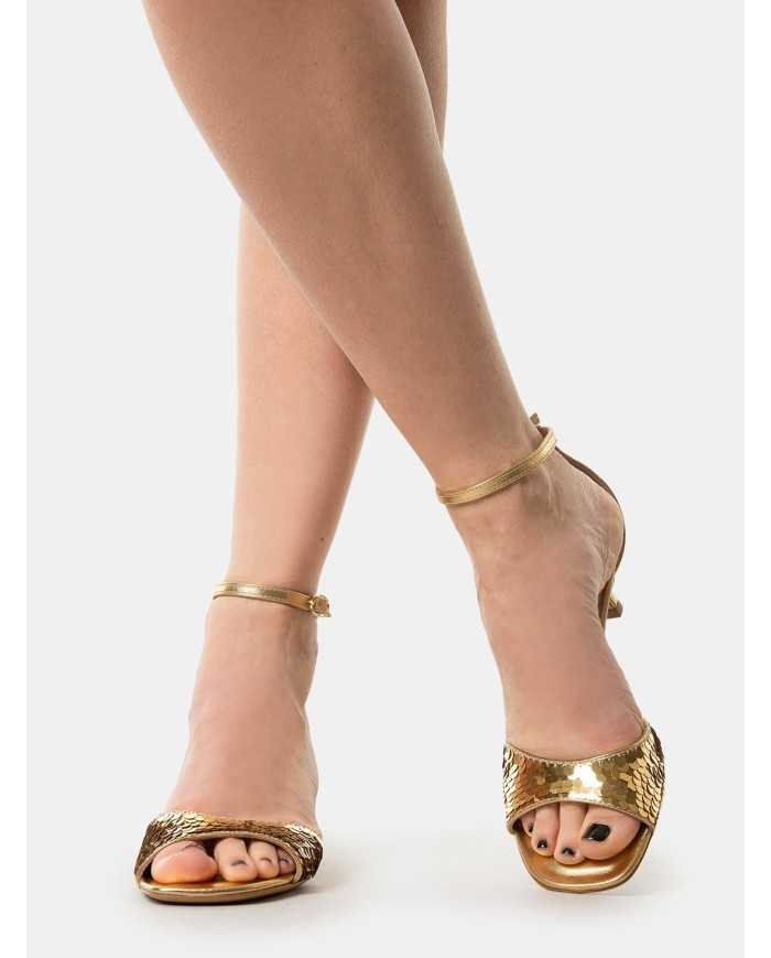 ROBERTO FESTA Sandalo con paillettes