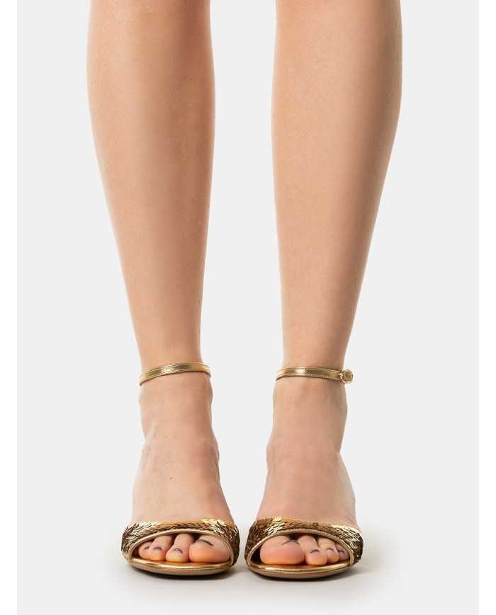 ROBERTO FESTA Sandalo con paillettes