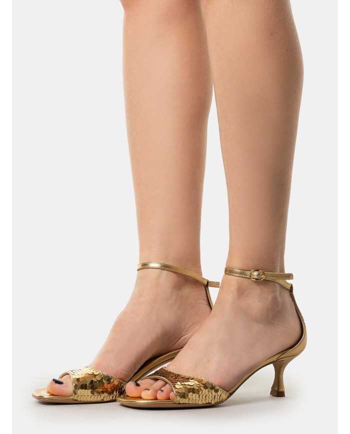 ROBERTO FESTA Sandalo con paillettes