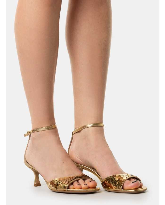 ROBERTO FESTA Sandalo con paillettes