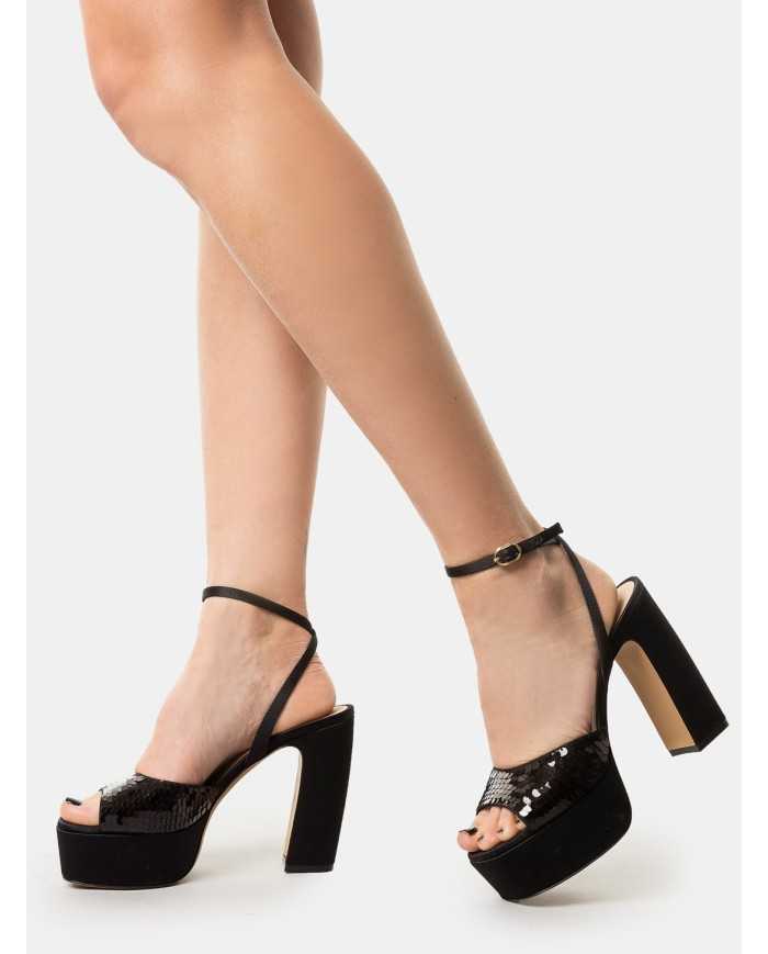 ROBERTO FESTA Sandalo con paillettes