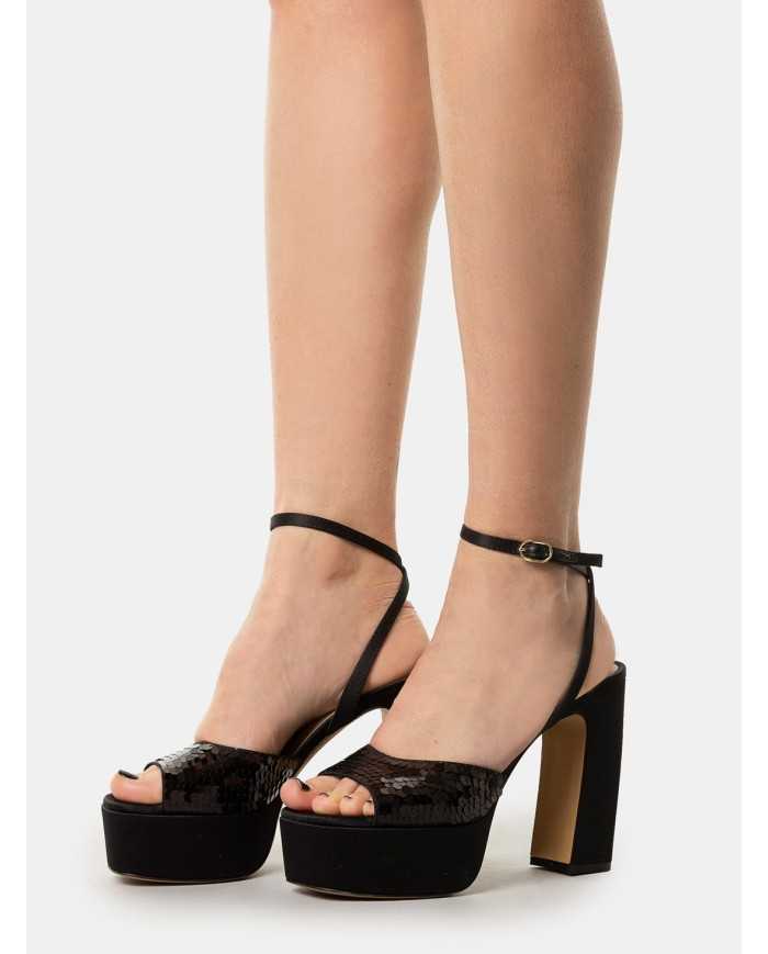 ROBERTO FESTA Sandalo con paillettes