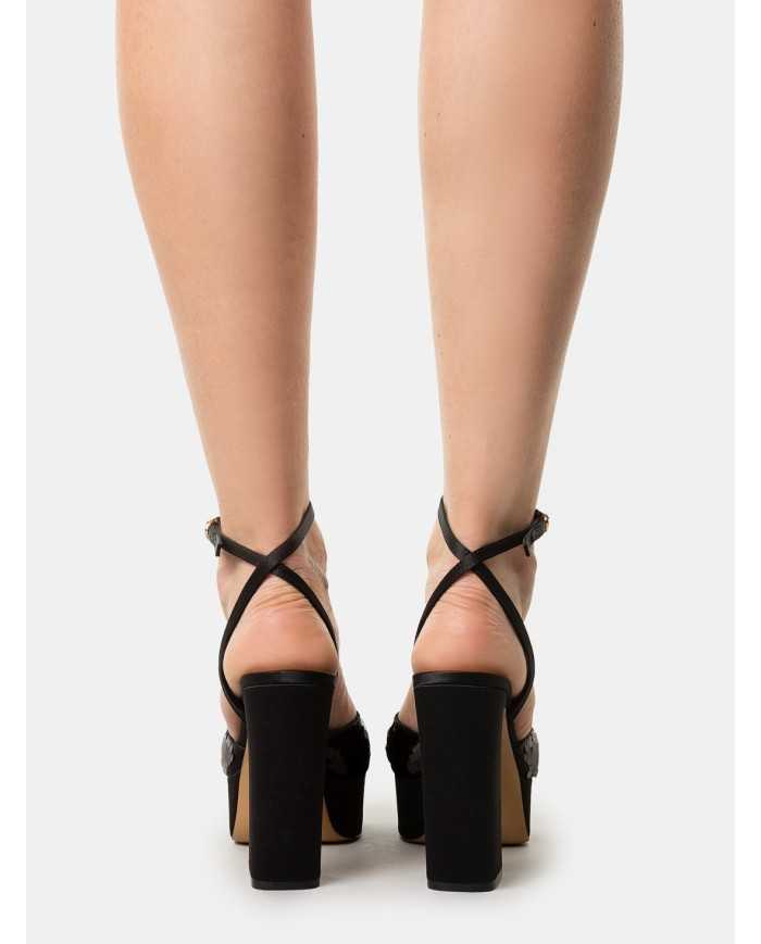 ROBERTO FESTA Sandalo con paillettes