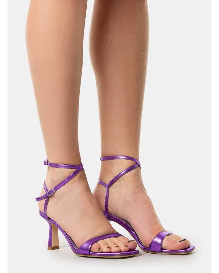 LELLA BALDI Sandalo laminato