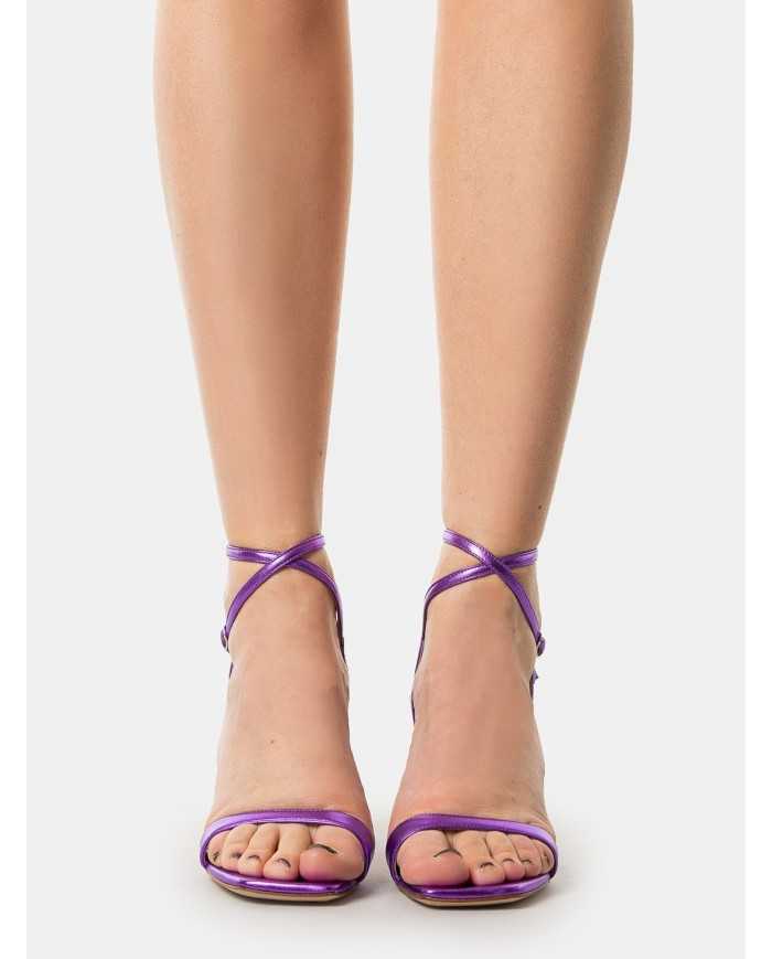 LELLA BALDI Sandalo laminato