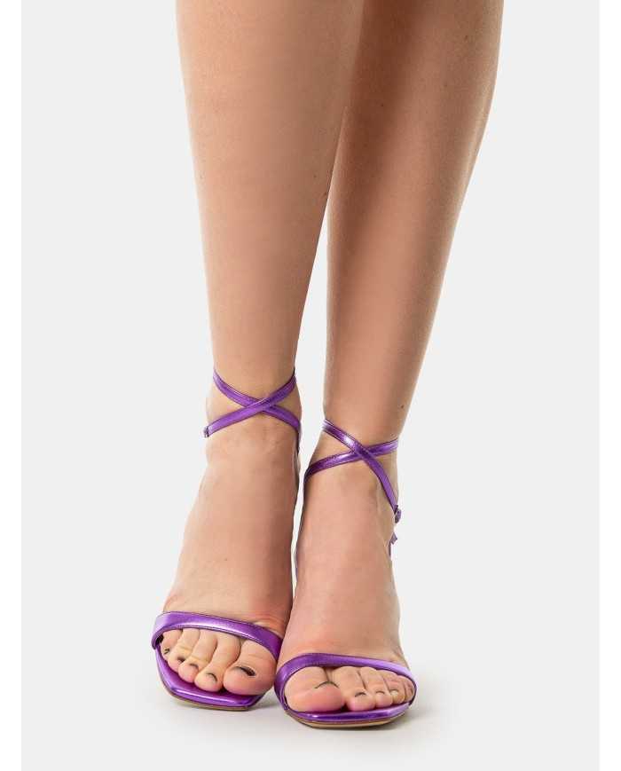 LELLA BALDI Sandalo laminato