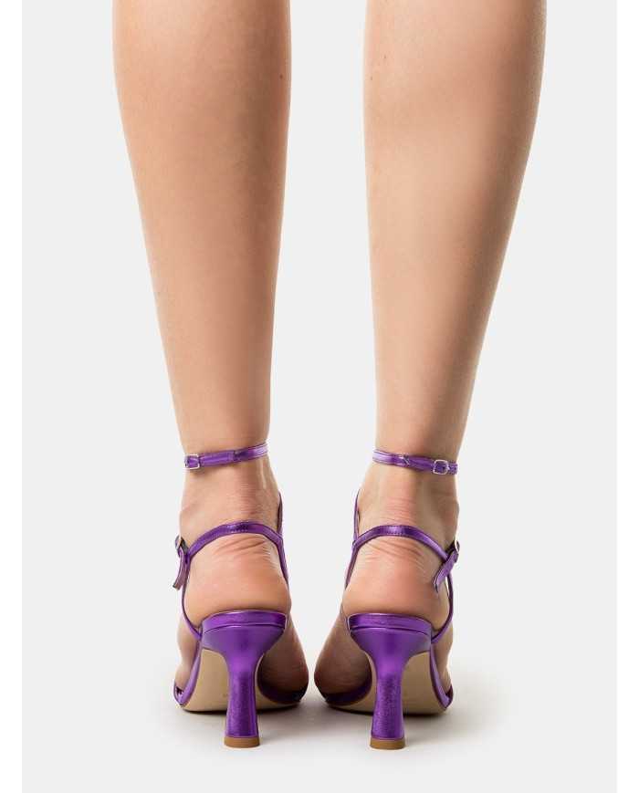 LELLA BALDI Sandalo laminato