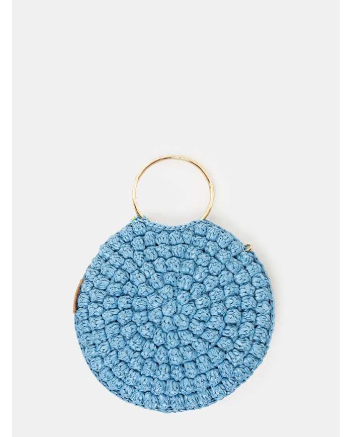 CHICA Handmade Borsa grande in rafia PIPPO