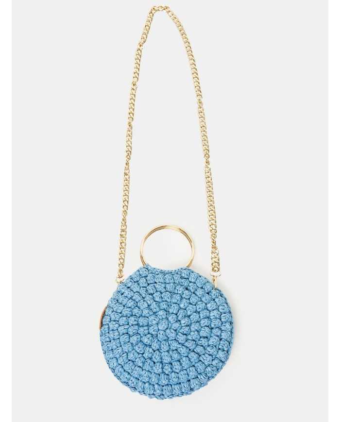 CHICA Handmade Borsa grande in rafia PIPPO