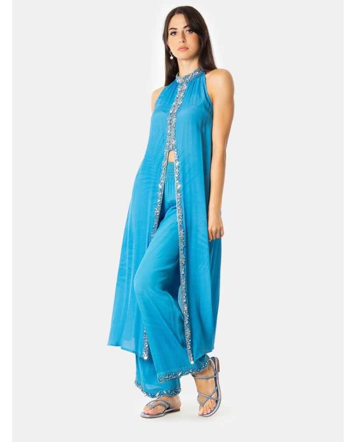 MIRIAM STELLA Top lungo smanicato