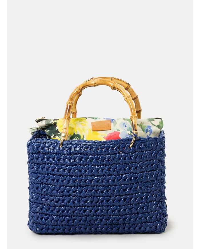 CHICA Handmade Borsa grande in rafia