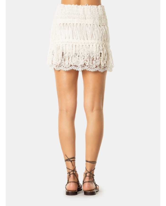 ERMANNO SCERVINO Gonna mini sfrangiata