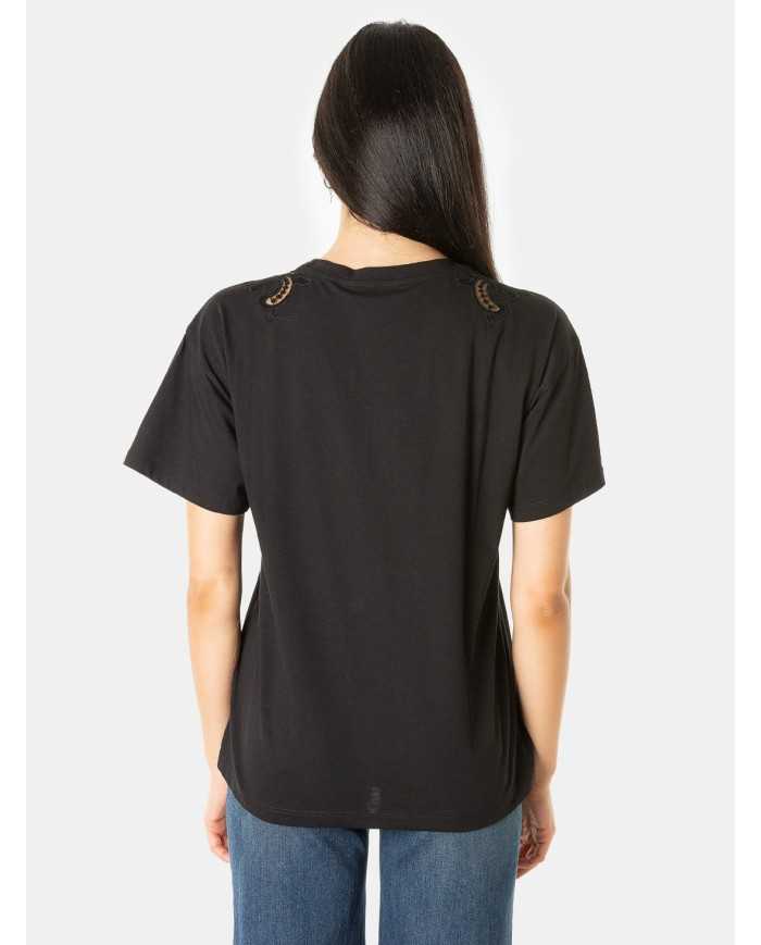 ERMANNO SCERVINO T-shirt con pizzo