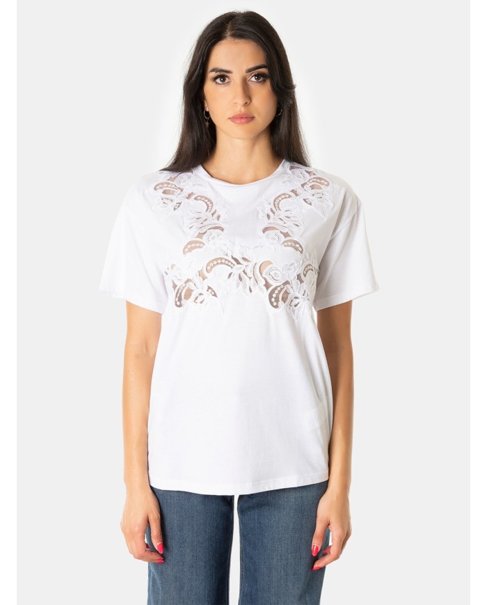 Tシャツ・カットソー ERMANNO SCERVINO D46EL036EE4_MFA58 Shirts T-Shirt ERMANNO SCERVINO(エルマノシェルビーノ ) Tシャツ・カットソー