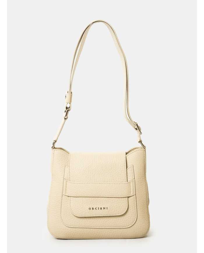 ORCIANI Borsa Dama midi in pelle martellata