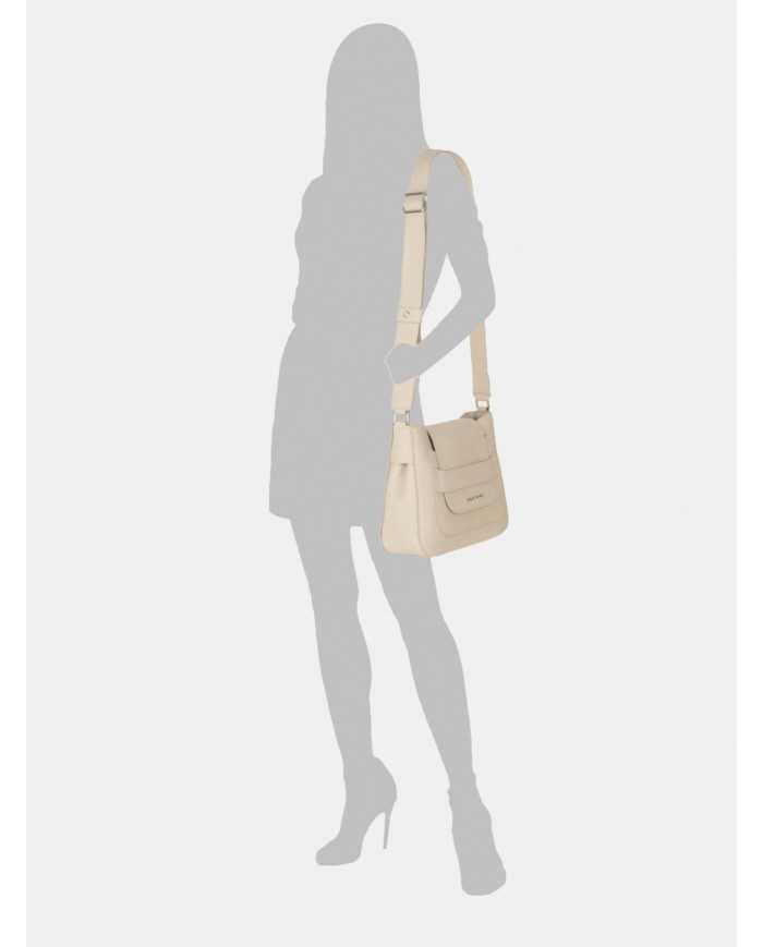 ORCIANI Borsa Dama midi in pelle martellata