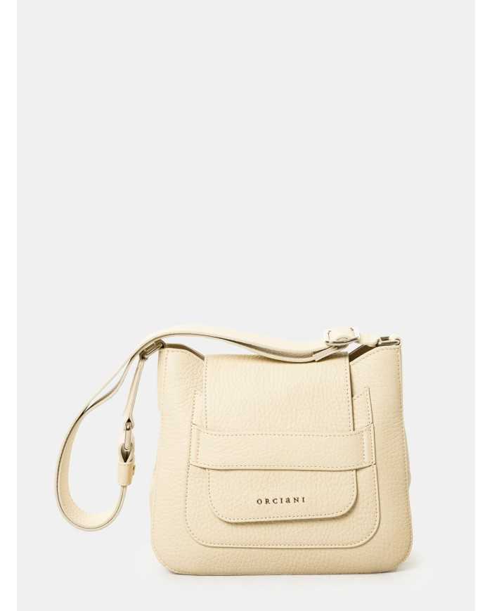 ORCIANI Borsa Dama midi in pelle martellata